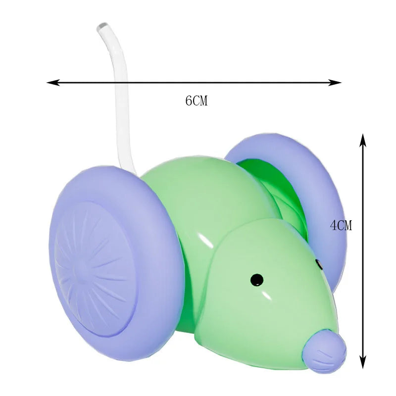 🐭 Voiture Souris Électrique pour Chat – Jouet Interactif Automatique avec Évitement d’Obstacles Intelligent 🐱