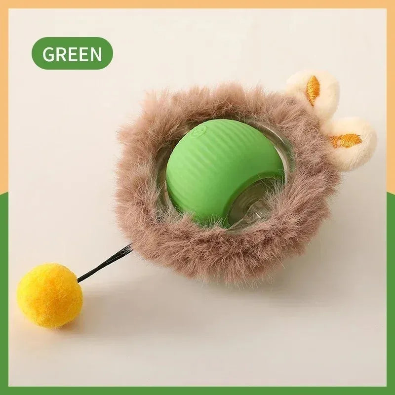 🐾 Jouet Interactif pour Chat – Balle Motorisée Cache-Cache | 3 Modes de Jeu | Mouvement Automatique 🐱